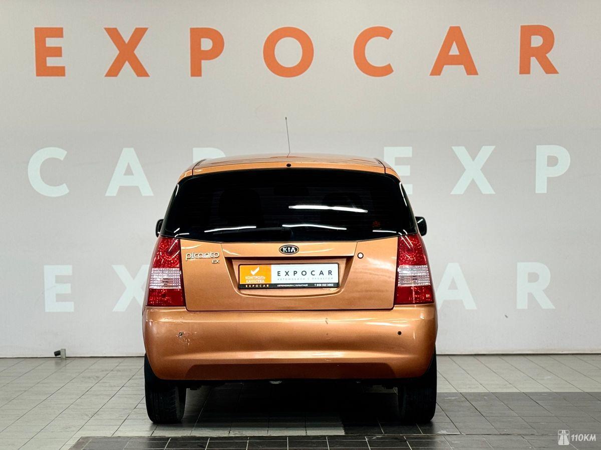 KIA, Picanto, 1086, 65, бензин, хэтчбек, автомат, передний привод, среднее состояние, левый, оранжевый, 235 000 ₽