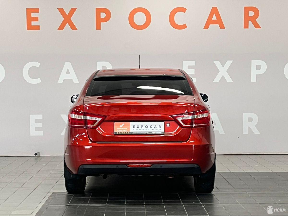 ВАЗ (Lada), Vesta, 1596, 145, бензин, седан, механика, передний привод, среднее состояние, левый, красный, 760 000 ₽